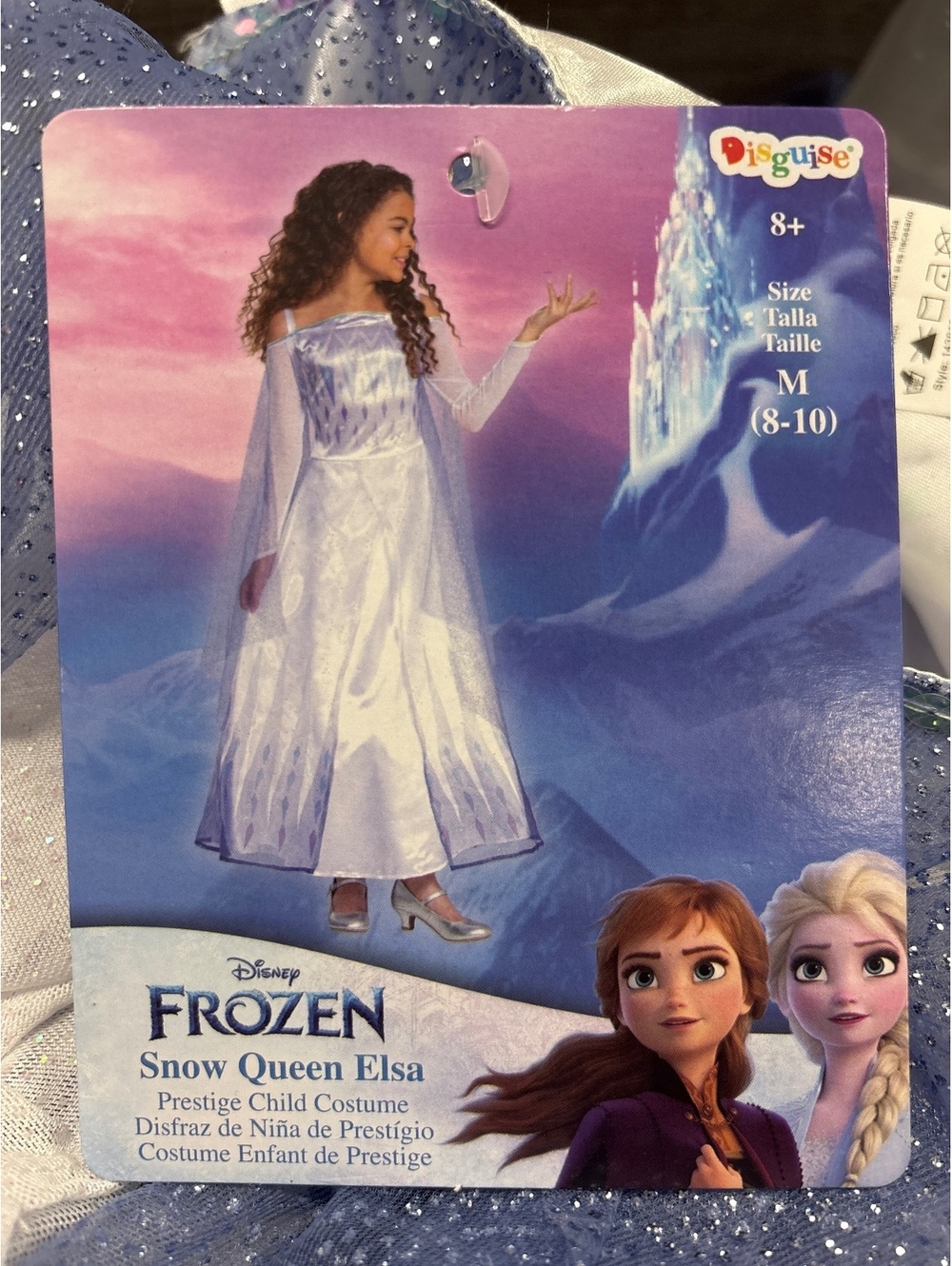 Kids Disguise Disney Frozen Snow Queen Elsa Costume - Size M (8/10)